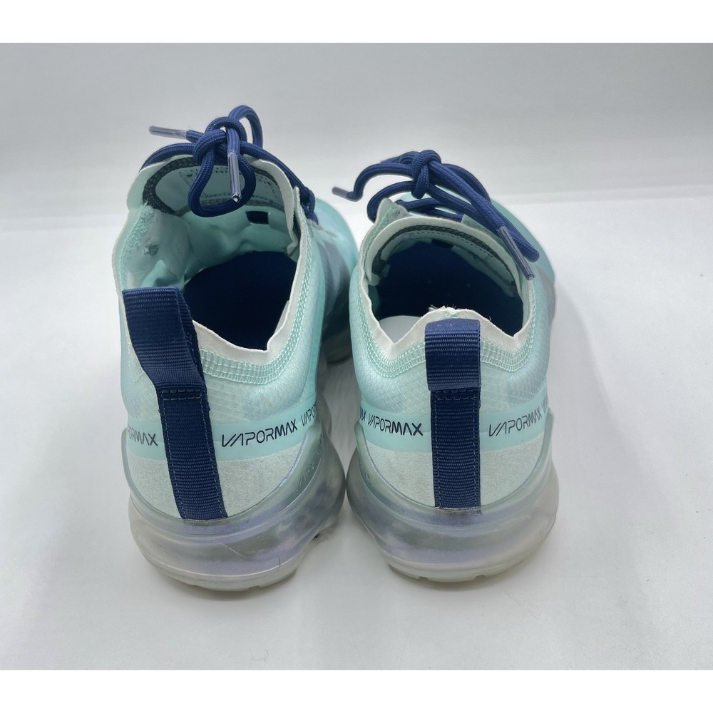 Nike Air Vapormax 2019 Women's 7 Sneakers Teal Tint Metallic Silver - Picture 5 of 8